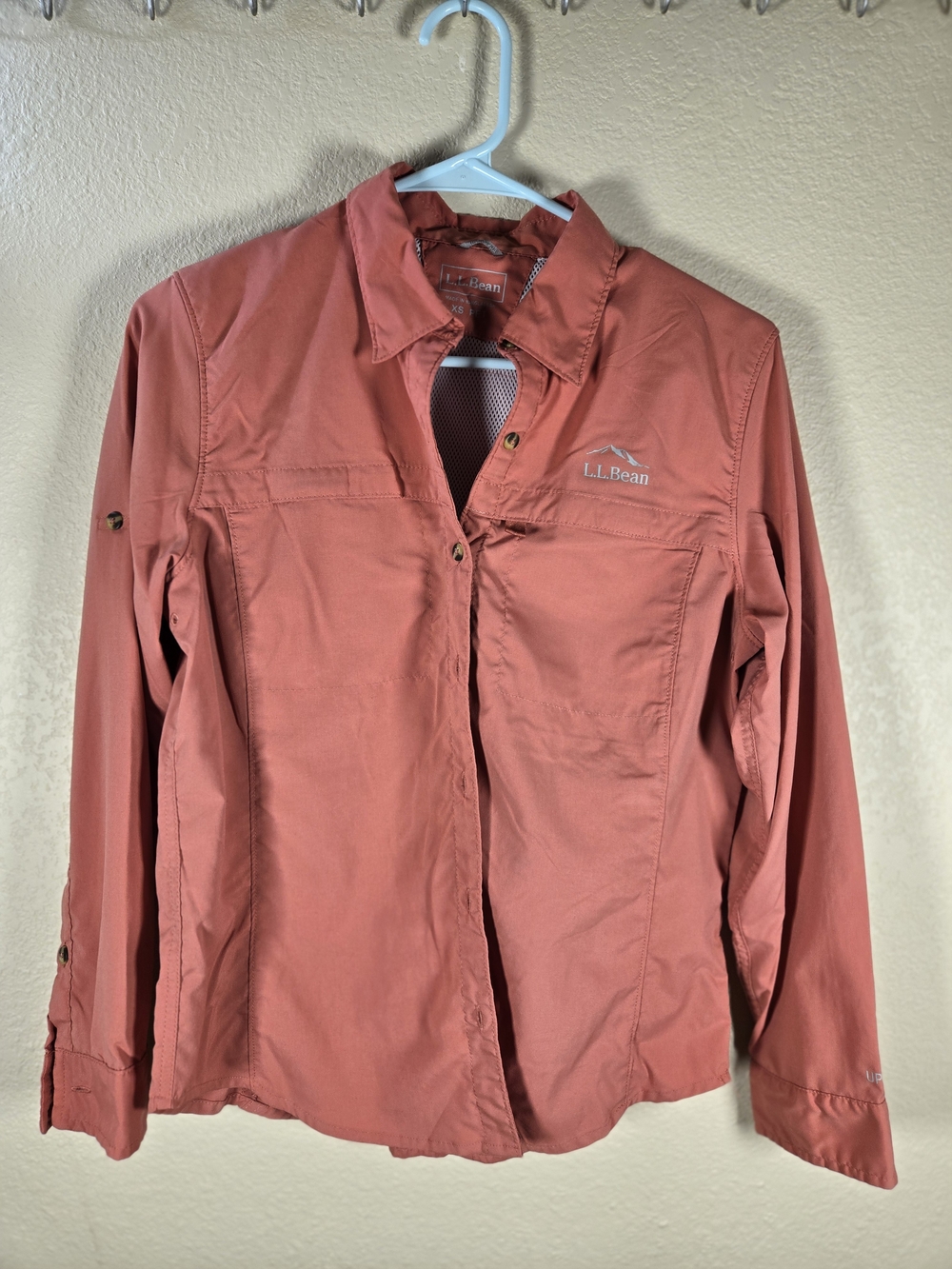 L.L. Bean Coral Utility Shirt-Jacket XSP